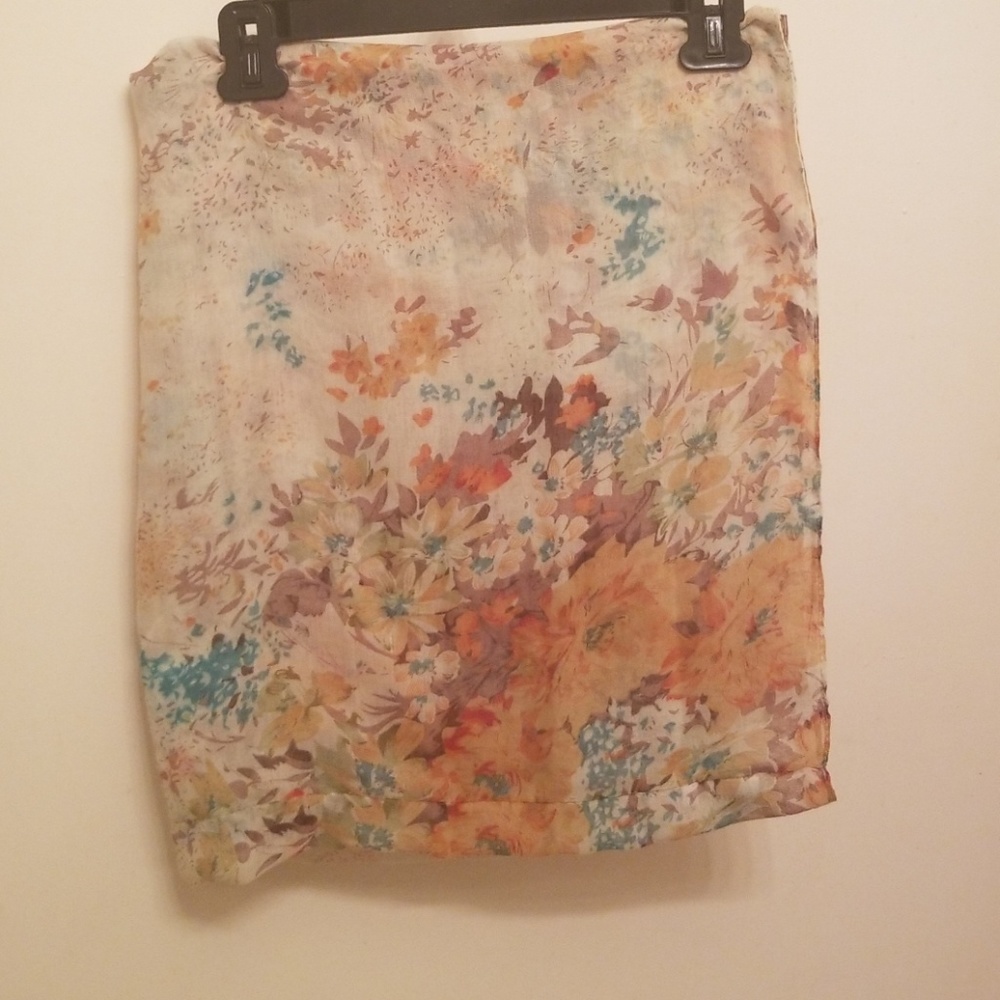Floral scarf